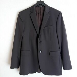 CoSTUME NATIONAL Homme City Blazer Men’s 40 R Dark Brown Pick Stitching